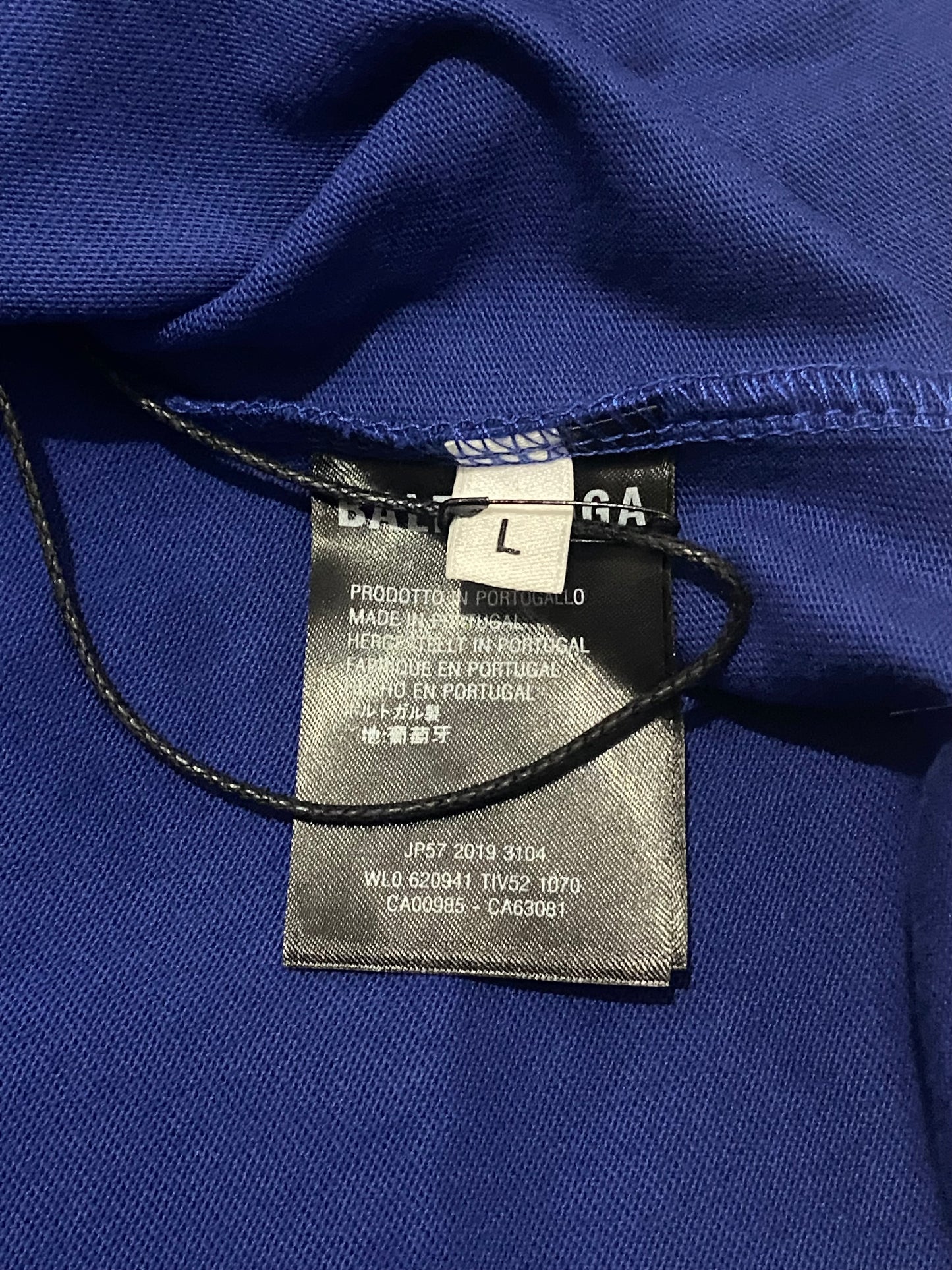 Balenciaga Political Campaign Tee Pacific Blue SS23