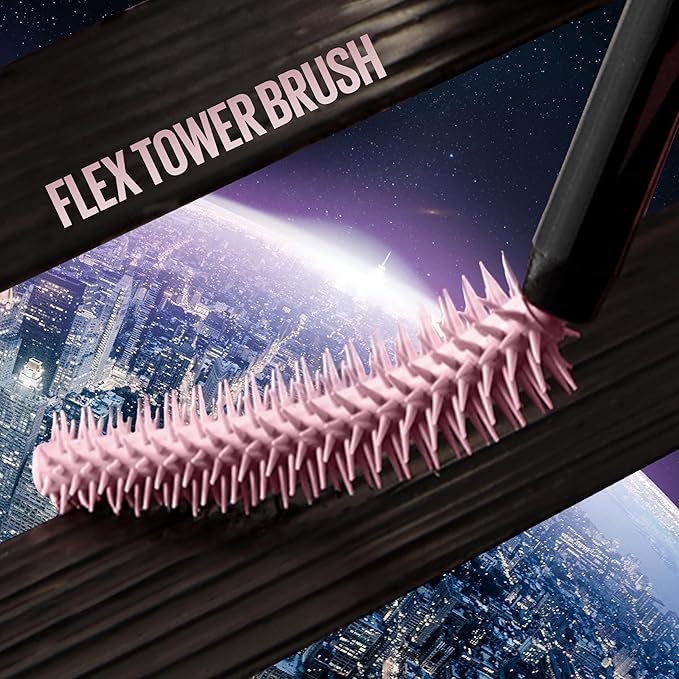 Maybelline New York Lash Sensational Sky High Mascara, Volumising & Lengthening Mascara, Washable Flake - Free Formula Infused with Bamboo Extract & Fibres, 7 ml, Shade: 01, Black - Made for pilot