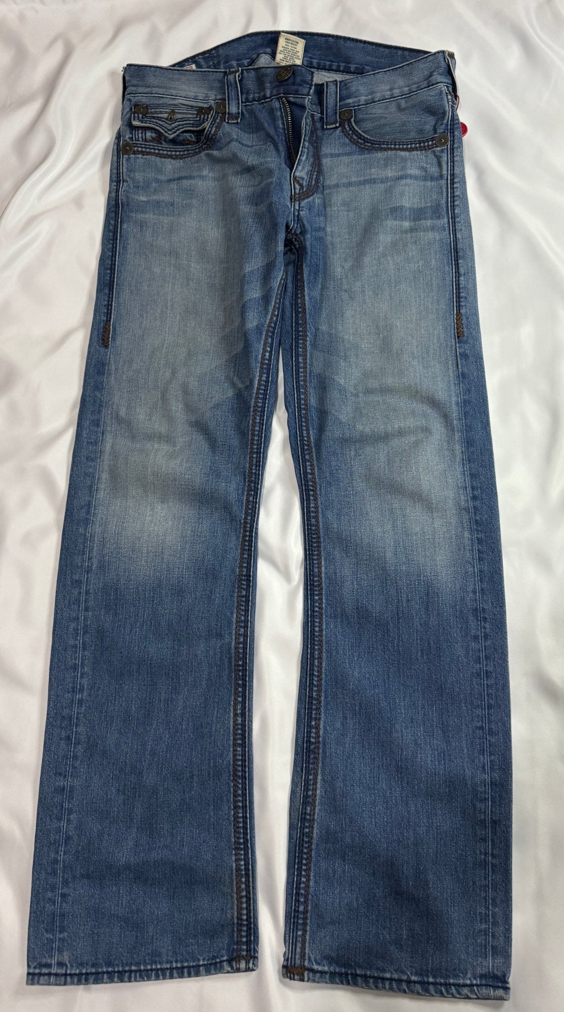 True Religion Ricky Super T Stitch Straight Jean - Made for pilot