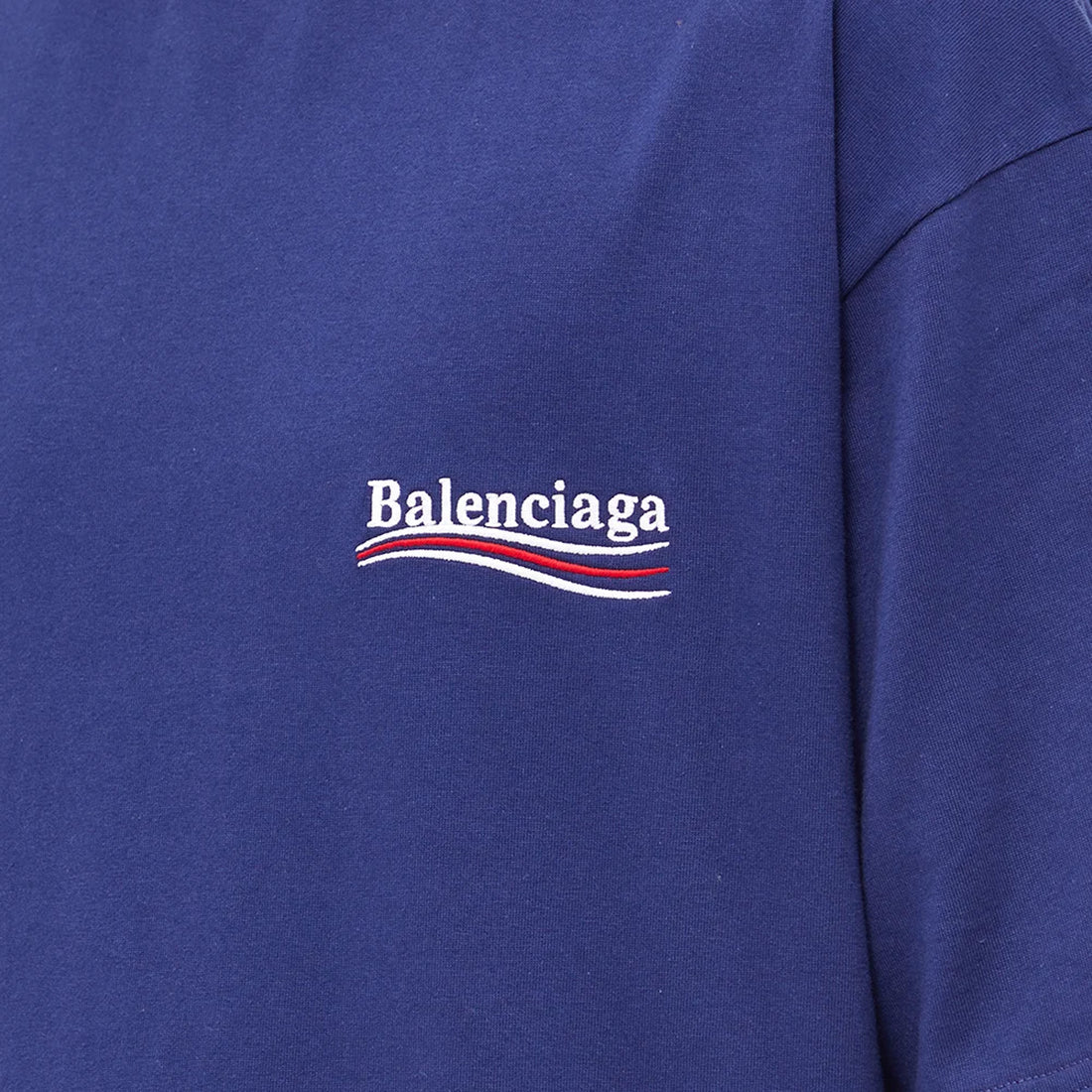 Balenciaga Political Campaign Tee Pacific Blue SS23