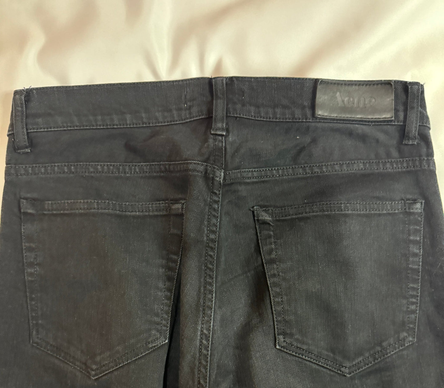 Acne Studios Slim Black Denim Jeans - Made for pilot