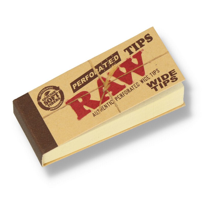 RAW Roach Perforated Wide Tips - Made for pilot