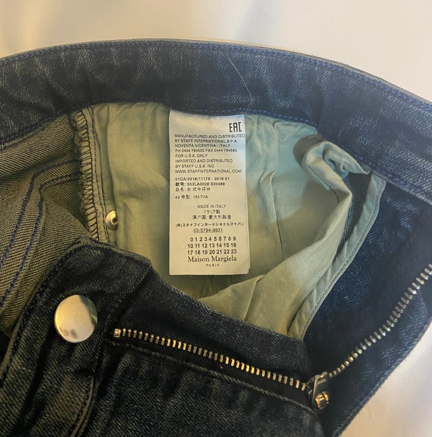 XS WOMEN'S MAISON MARGIELA JEAN - Made for pilot